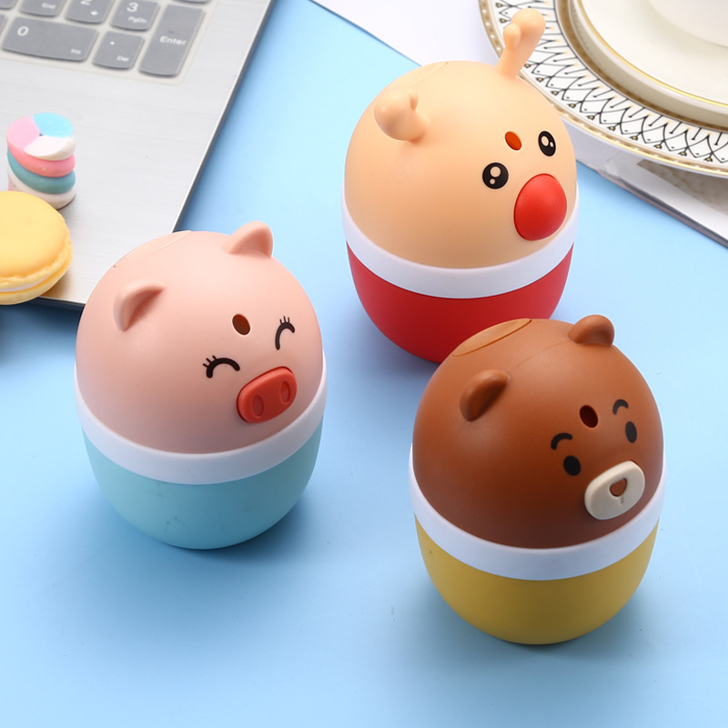 Cartoon Automatic Toothpick Box Push-Type Dustproof Toothpick Holder Creative Cute Toothpick Storage Box Household Restaurant Pop-up