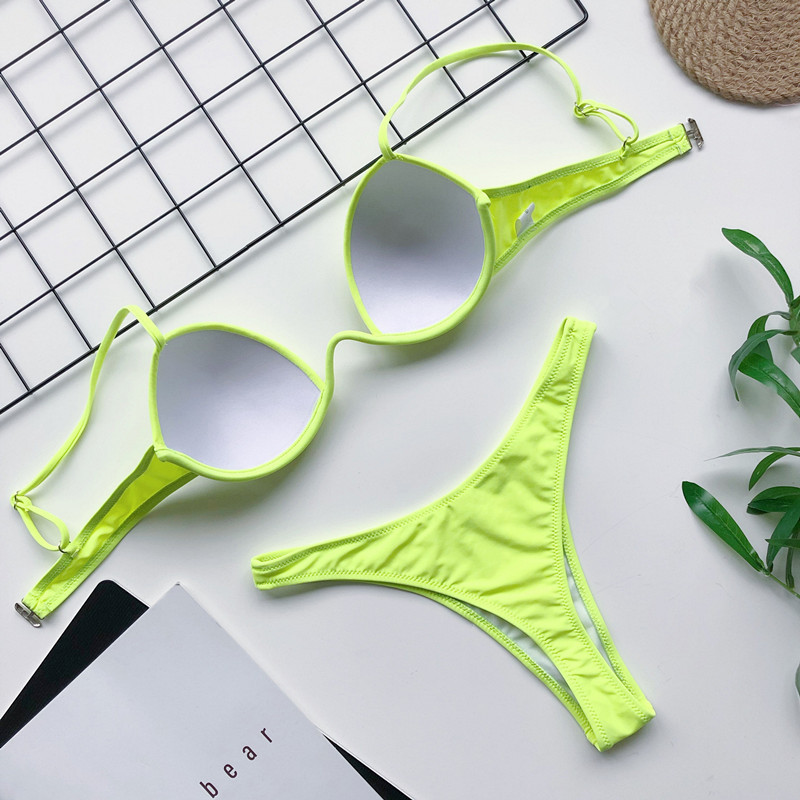 Europe and America Cross Border Swimsuit Hard Cup Push up Bikini AliExpress New One-Piece Steel Support Swimsuit 76341 Europe and America Cross Border Swimsuit Hard Cup Push up Bikini AliExpress New One-Piece Steel Support Swimsuit 76341