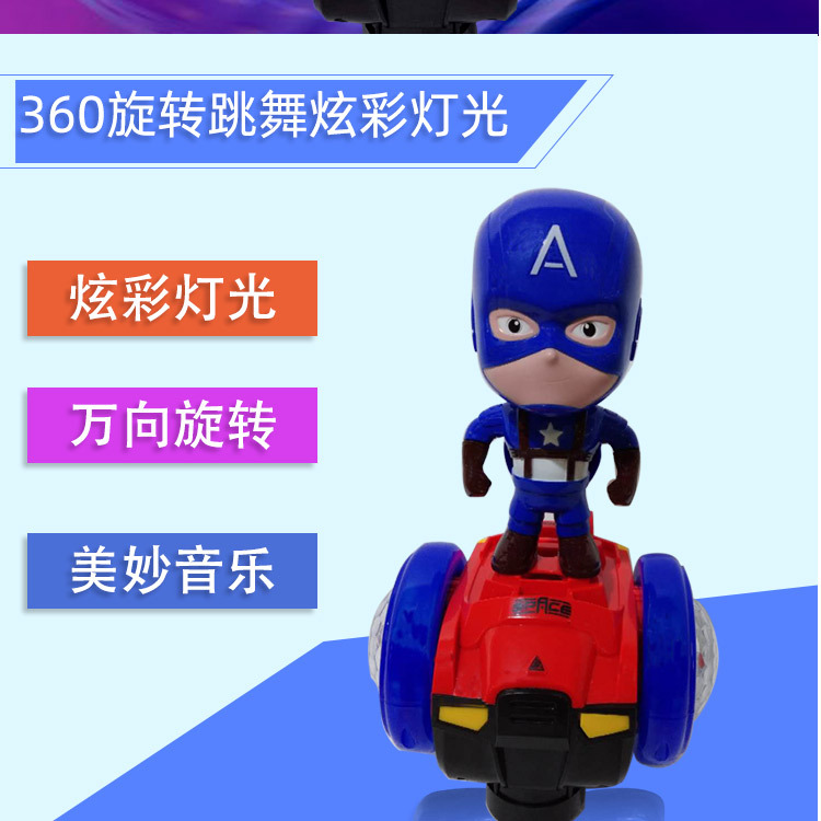 Best-Seller on Douyin Spider Man Balance Car Universal Electric Lamplight Music Spider Man Captain Children's Toys Wholesale Best-Seller on Douyin Spider Man Balance Car Universal Electric Lamplight Music Spider Man Captain Children's Toys Wholesale