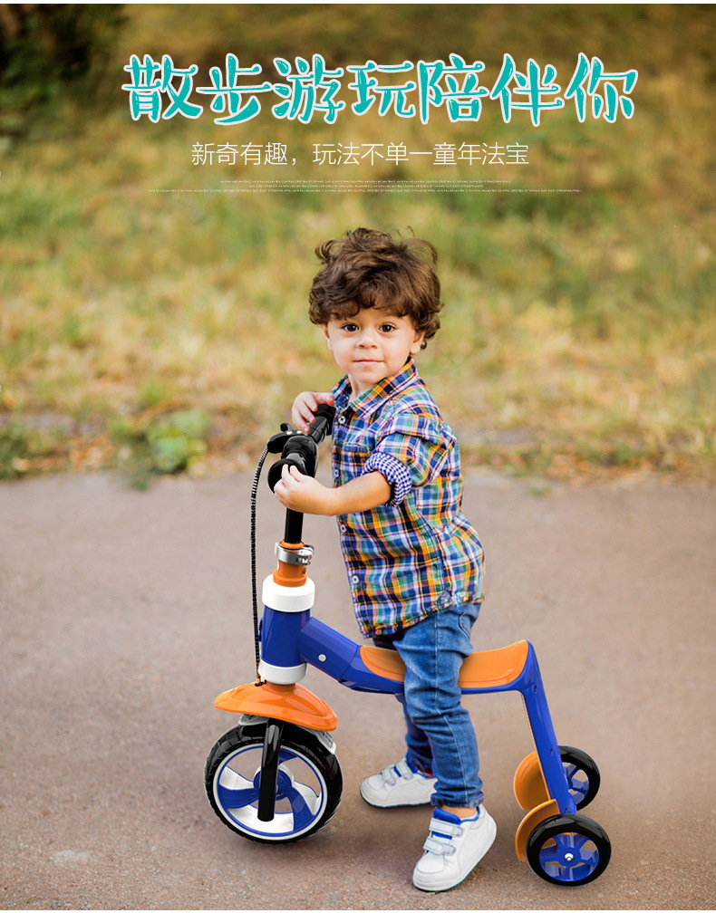 Children's Two-in-One Scooter 1-2-3 Years Old Child Baby Can Sit Kids Balance Bike Multi-Purpose Function Three-Wheel Walker Car Children's Two-in-One Scooter 1-2-3 Years Old Child Baby Can Sit Kids Balance Bike Multi-Purpose Function Three-Wheel Walker Car