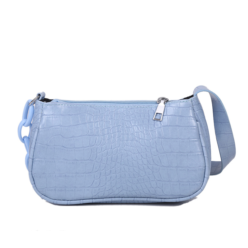 Milk Tea Color Acrylic Underarm Bag Baguette Bag Women&#039;s Bag New Fashion Retro Handbag Shoulder Bag
