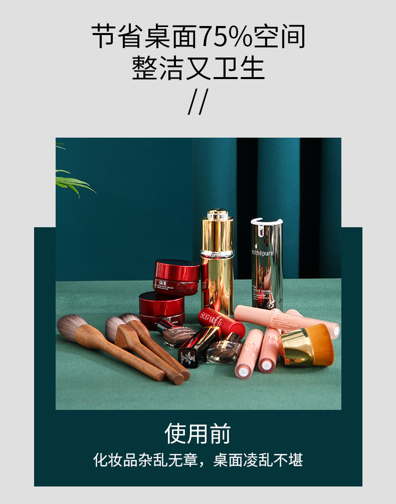 Collection Original Dimon Cosmetics Storage Box Acrylic Lipstick Storage Dustproof Desktop Stationery Finishing Box
