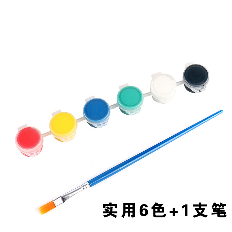 Children&#039;s Painting Color Filling Acrylic Kindergarten Hand-Painted Material Package Kite Cream Doll Woodcut Graffiti Paint