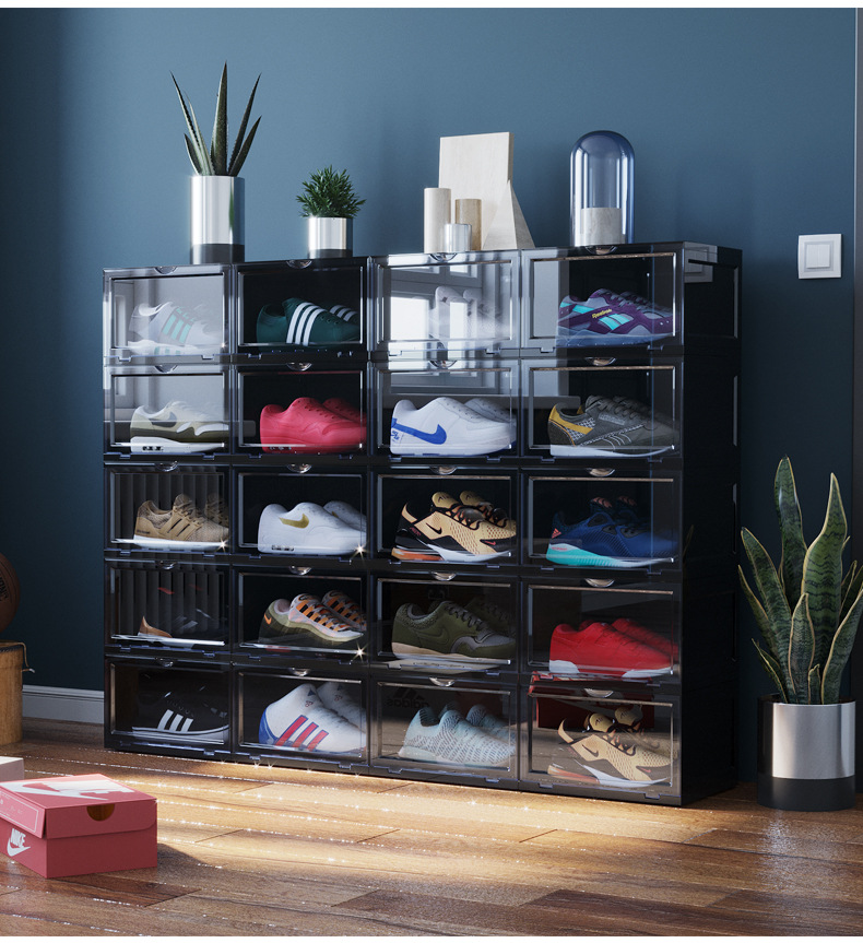 Transparent Plastic Shoe Box Shoes Storage Dustproof Shoes Storage Box Shoe Box Flip Acrylic Sneakers Storage Box Transparent Plastic Shoe Box Shoes Storage Dustproof Shoes Storage Box Shoe Box Flip Acrylic Sneakers Storage Box
