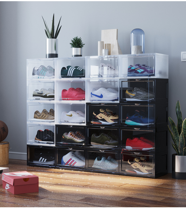 Transparent Plastic Shoe Box Shoes Storage Dustproof Shoes Storage Box Shoe Box Flip Acrylic Sneakers Storage Box Transparent Plastic Shoe Box Shoes Storage Dustproof Shoes Storage Box Shoe Box Flip Acrylic Sneakers Storage Box
