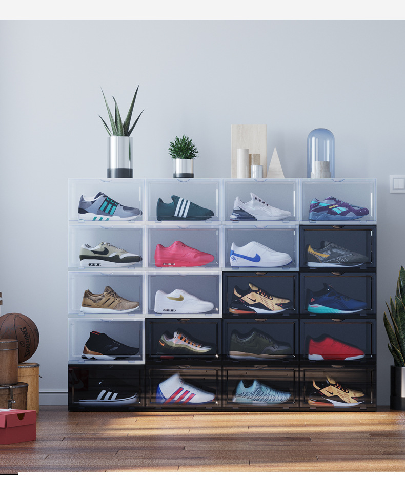 Transparent Plastic Shoe Box Shoes Storage Dustproof Shoes Storage Box Shoe Box Flip Acrylic Sneakers Storage Box Transparent Plastic Shoe Box Shoes Storage Dustproof Shoes Storage Box Shoe Box Flip Acrylic Sneakers Storage Box