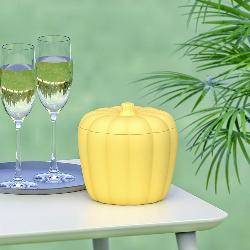 Zhongfu New Creative Pumpkin Ice Bucket Beer Ice Bucket Silicone Ice Tray Champagne Red Beer Large Acrylic Ice Bucket Zhongfu New Creative Pumpkin Ice Bucket Beer Ice Bucket Silicone Ice Tray Champagne Red Beer Large Acrylic Ice Bucket