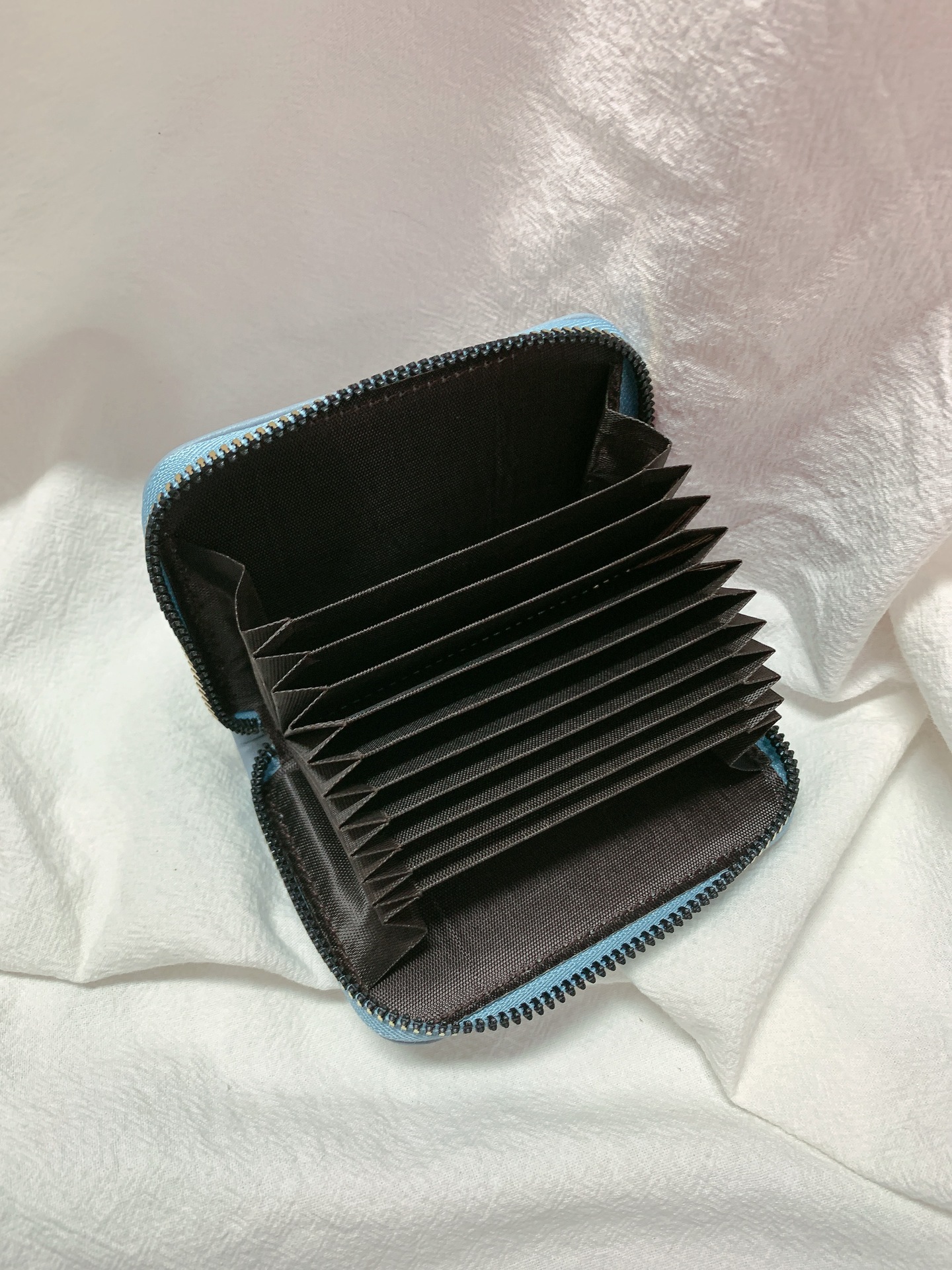 Expanding Card Holder Korean Style Simple Embroidery Thread Card Holder Card Case Expanding Card Holder Korean Style Simple Embroidery Thread Card Holder Card Case