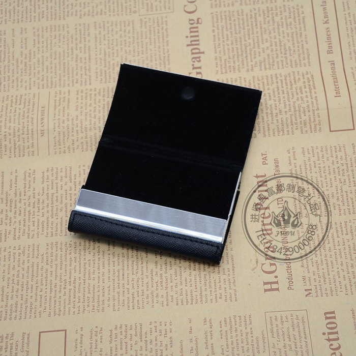 Custom PU card case (card holder) key chain metal ball-point pen office gift set Custom PU card case (card holder) key chain metal ball-point pen office gift set