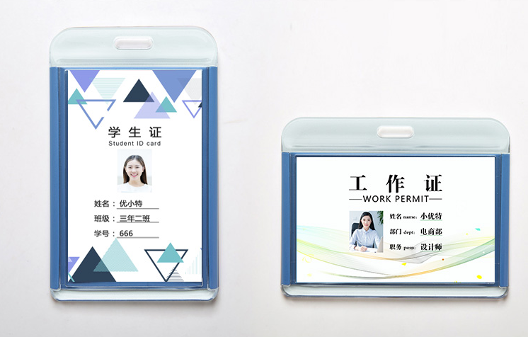 Youkat acrylic card case badge badge case badge badge case with the strap of the factory brand color customization