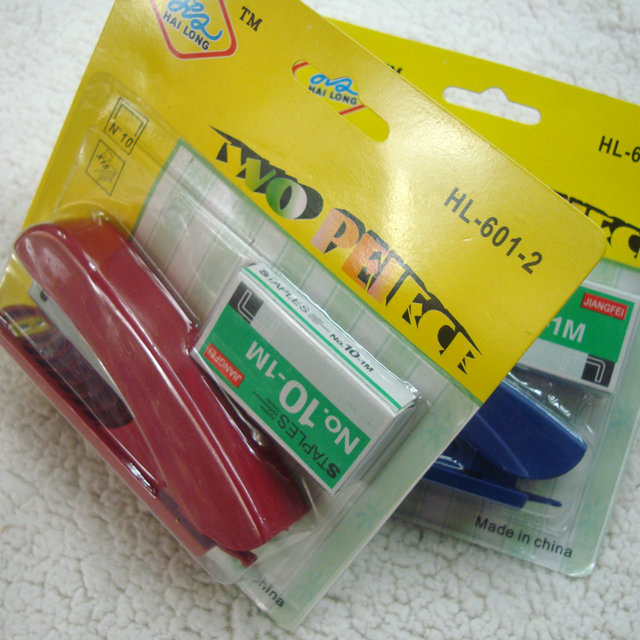 Plastic staple nail set stapler stapler patent 601 Plastic staple nail set stapler stapler patent 601