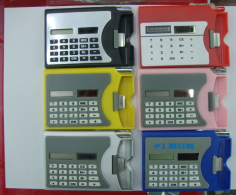 Card case card Calculator calculator transparent touch dual-row card computer card case calculator