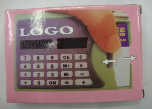 Card case card Calculator calculator transparent touch dual-row card computer card case calculator Card case card Calculator calculator transparent touch dual-row card computer card case calculator