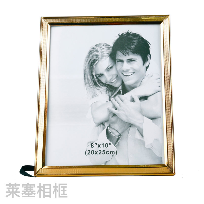 Frosted Gold Iron Electroplating Creative Decoration Photo Home Decorative Gift Living Room Bedroom Crafts Metal Photo Frame