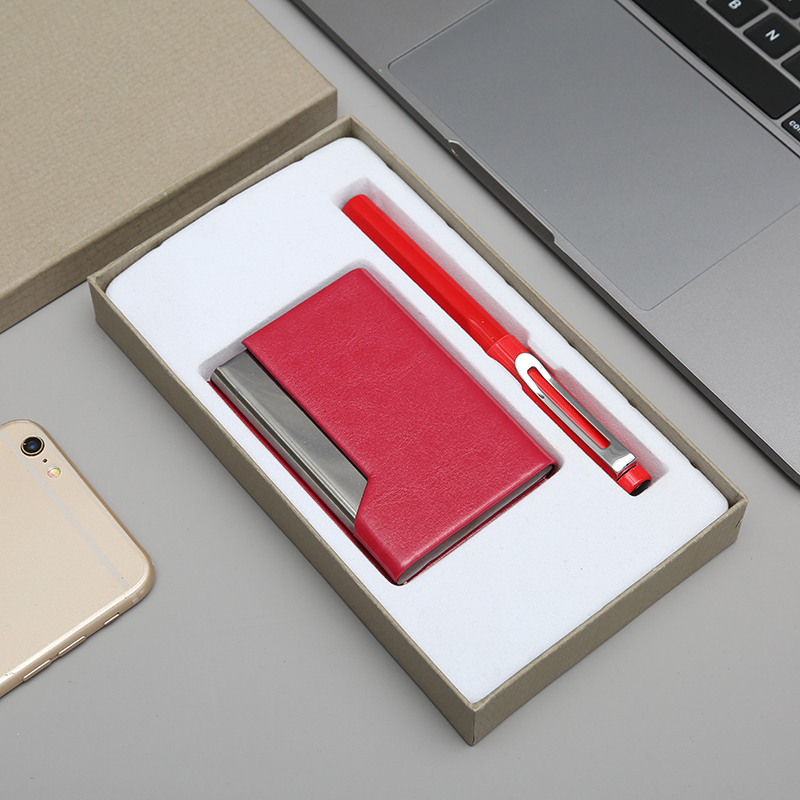 2020 New Multi Corporate Business Card Case And Pen Gift Set Promotion 2020 New Multi Corporate Business Card Case And Pen Gift Set Promotion