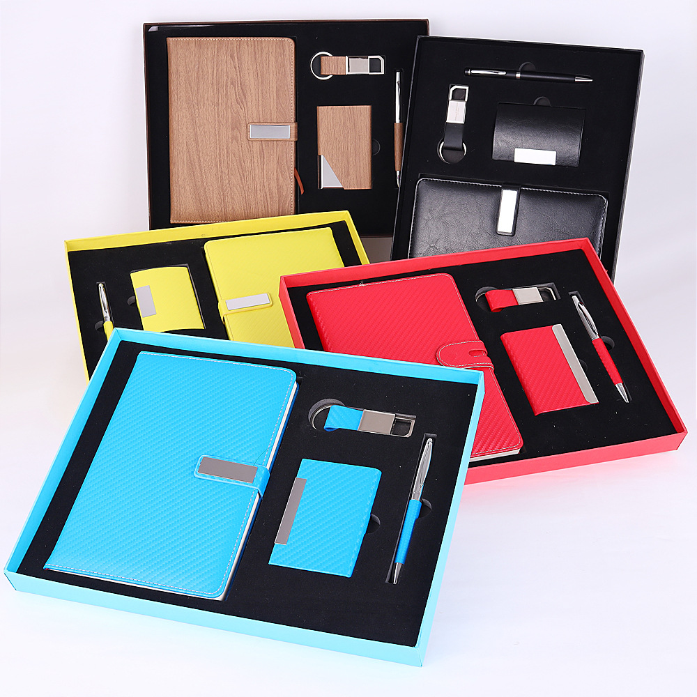 Keychain Set Company School U Disk Business Card Case Business Gift Notebook Gift Set Logo Production Keychain Set Company School U Disk Business Card Case Business Gift Notebook Gift Set Logo Production