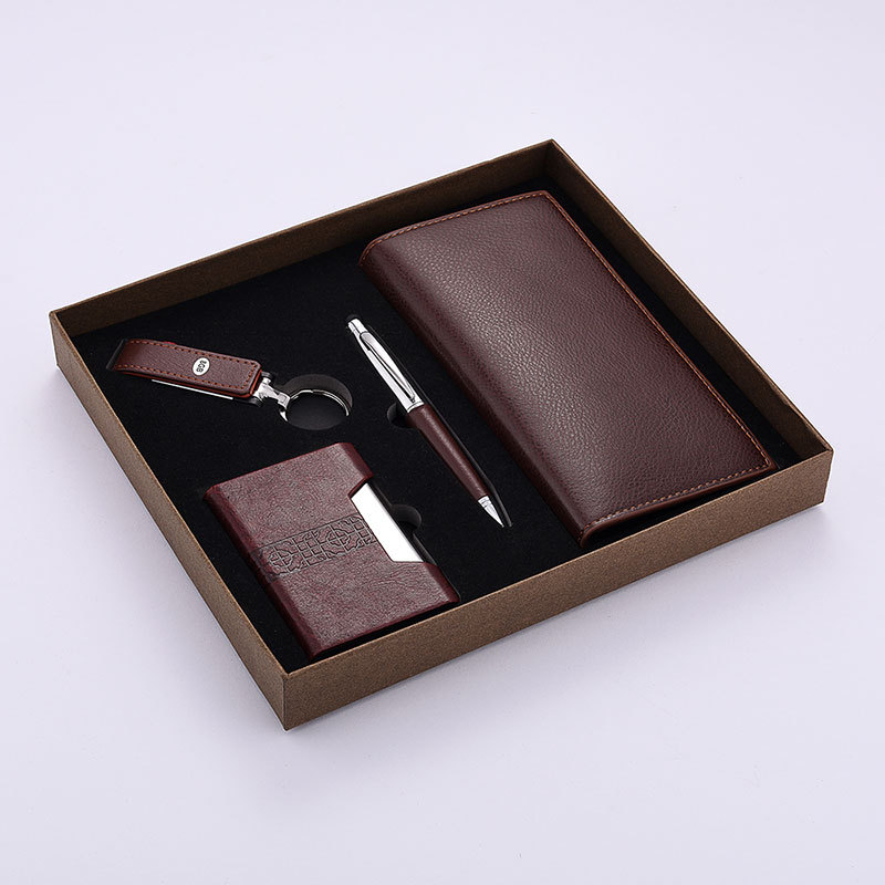 Practical Winery Enterprise School Business Activity Business Card Case U Disk Wallet Gift Set Custom Logo Wholesale Practical Winery Enterprise School Business Activity Business Card Case U Disk Wallet Gift Set Custom Logo Wholesale