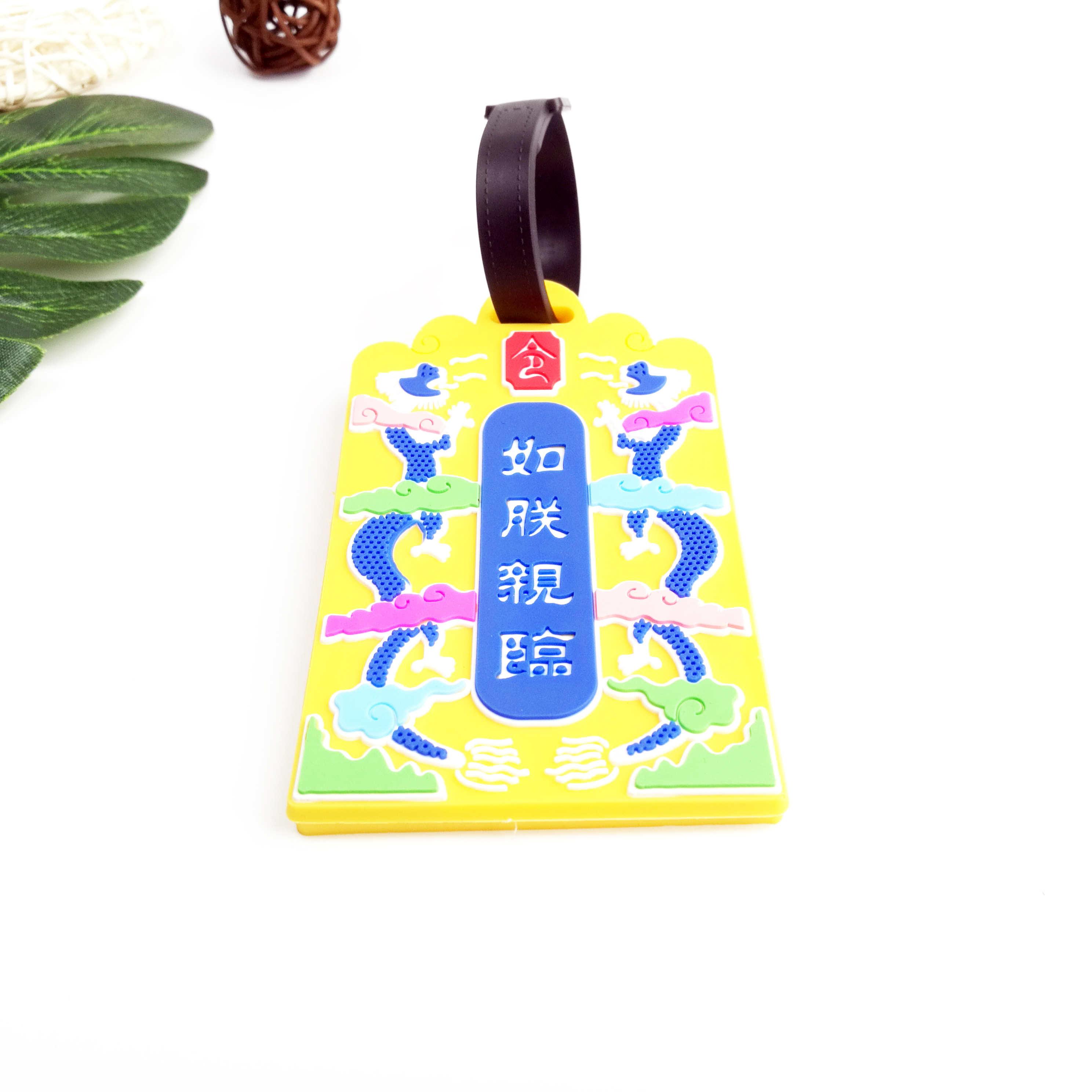 Cartoon video hand big secret agent luggage card case PVC plastic dripping rubber luggage pendant Cartoon video hand big secret agent luggage card case PVC plastic dripping rubber luggage pendant