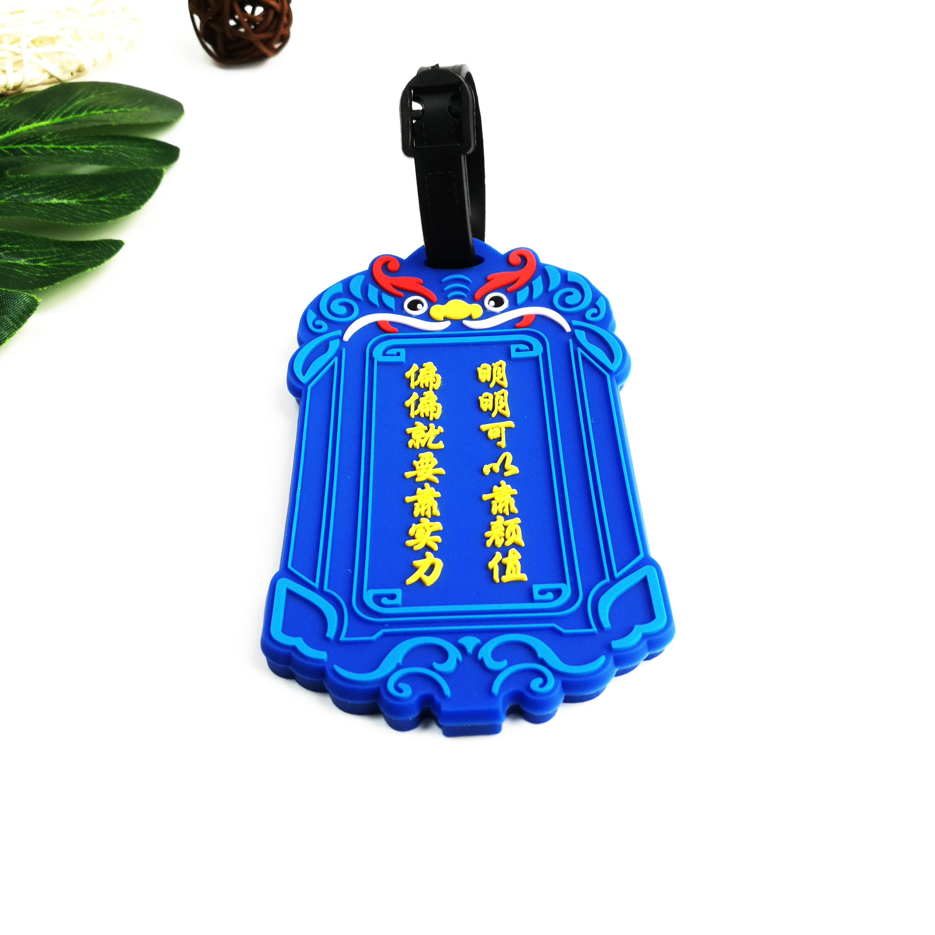 Cartoon video hand big secret agent luggage card case PVC plastic dripping rubber luggage pendant Cartoon video hand big secret agent luggage card case PVC plastic dripping rubber luggage pendant