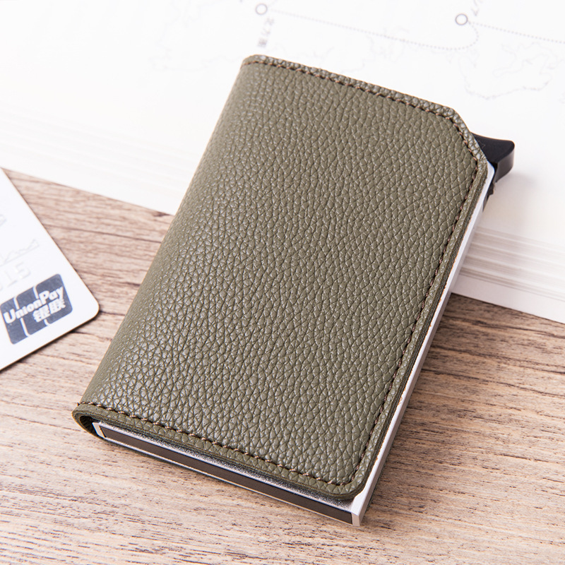 New metal aluminum alloy card case card bag RFID anti-theft brush bank card bag exquisite gift card bag New metal aluminum alloy card case card bag RFID anti-theft brush bank card bag exquisite gift card bag