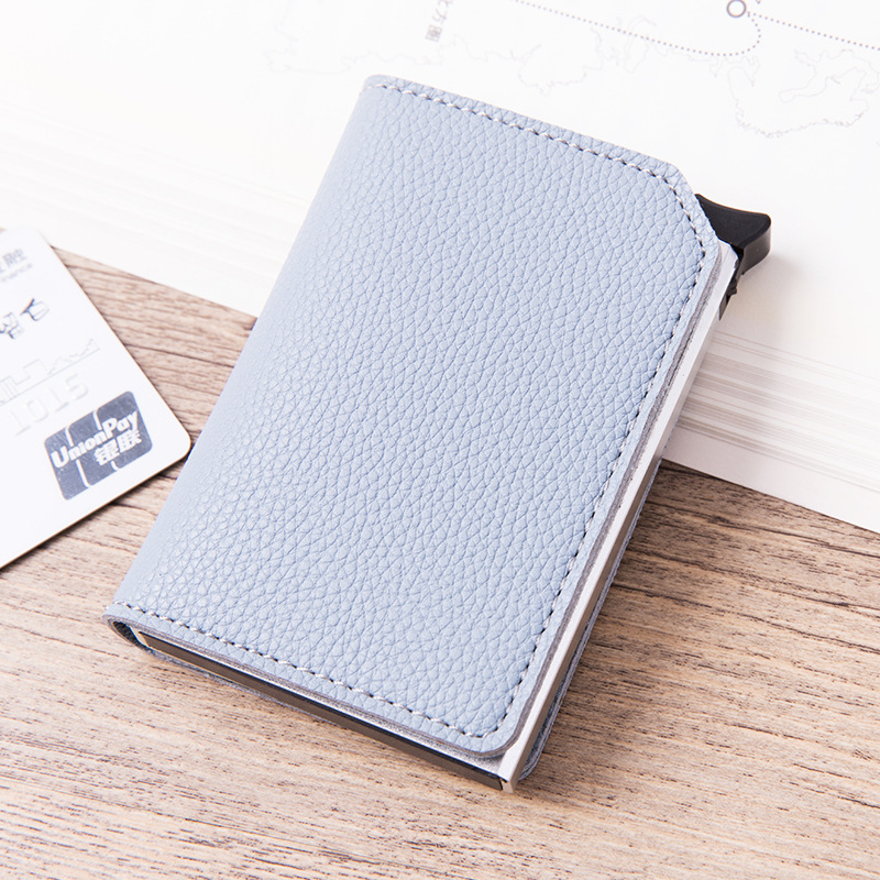 New metal aluminum alloy card case card bag RFID anti-theft brush bank card bag exquisite gift card bag New metal aluminum alloy card case card bag RFID anti-theft brush bank card bag exquisite gift card bag