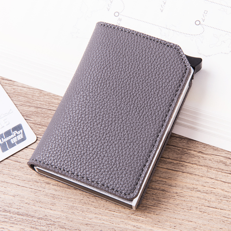New metal aluminum alloy card case card bag RFID anti-theft brush bank card bag exquisite gift card bag New metal aluminum alloy card case card bag RFID anti-theft brush bank card bag exquisite gift card bag