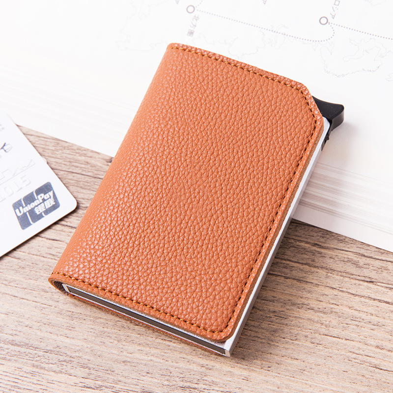 New metal aluminum alloy card case card bag RFID anti-theft brush bank card bag exquisite gift card bag New metal aluminum alloy card case card bag RFID anti-theft brush bank card bag exquisite gift card bag