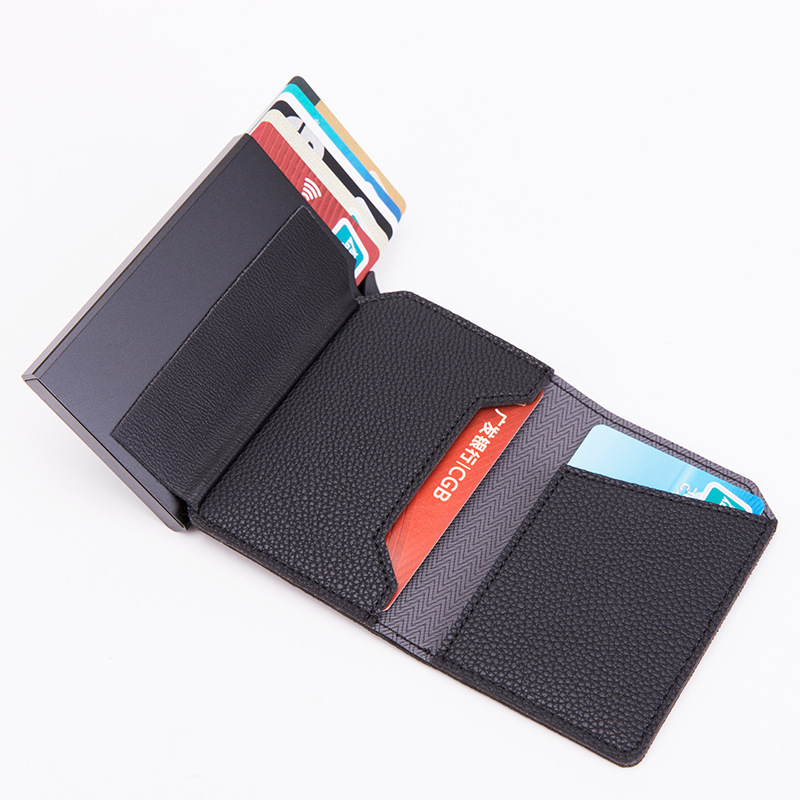 New metal aluminum alloy card case card bag RFID anti-theft brush bank card bag exquisite gift card bag New metal aluminum alloy card case card bag RFID anti-theft brush bank card bag exquisite gift card bag