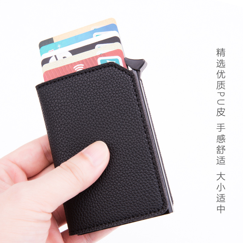 New metal aluminum alloy card case card bag RFID anti-theft brush bank card bag exquisite gift card bag New metal aluminum alloy card case card bag RFID anti-theft brush bank card bag exquisite gift card bag