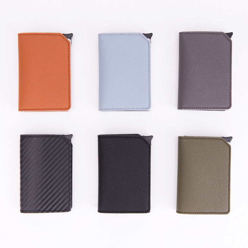 New metal aluminum alloy card case card bag RFID anti-theft brush bank card bag exquisite gift card bag New metal aluminum alloy card case card bag RFID anti-theft brush bank card bag exquisite gift card bag