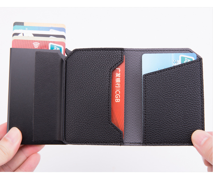 New metal aluminum alloy card case card bag RFID anti-theft brush bank card bag exquisite gift card bag New metal aluminum alloy card case card bag RFID anti-theft brush bank card bag exquisite gift card bag