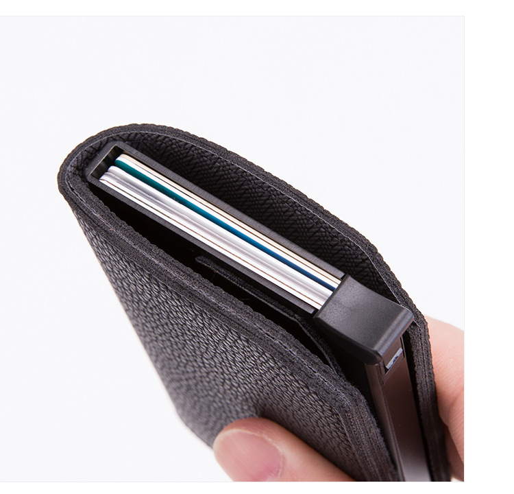 New metal aluminum alloy card case card bag RFID anti-theft brush bank card bag exquisite gift card bag New metal aluminum alloy card case card bag RFID anti-theft brush bank card bag exquisite gift card bag