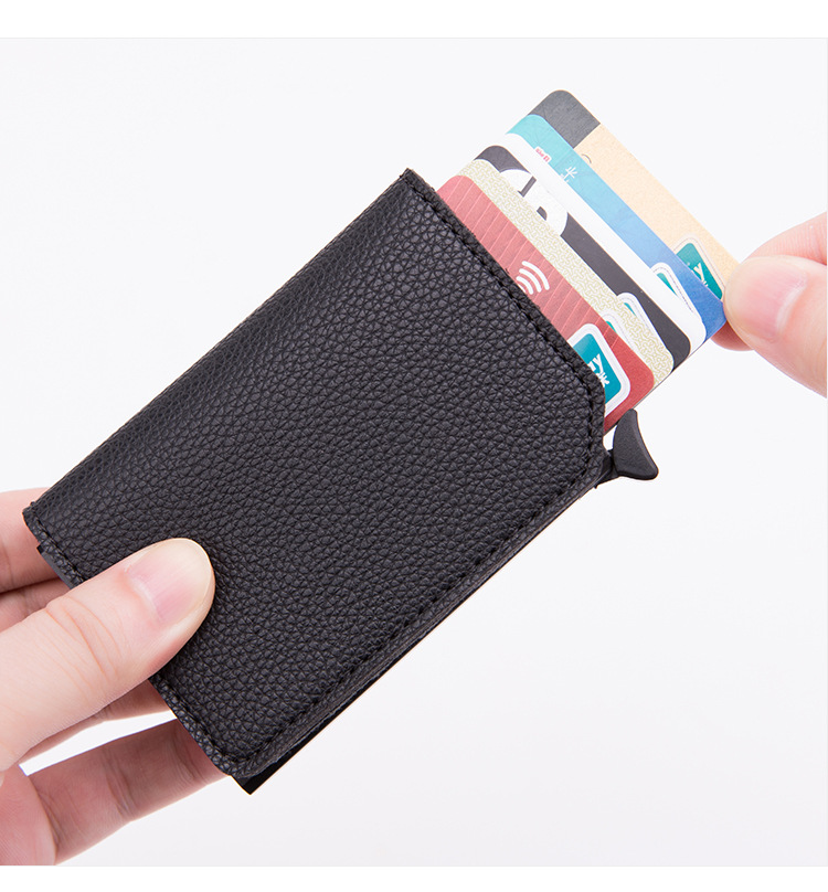 New metal aluminum alloy card case card bag RFID anti-theft brush bank card bag exquisite gift card bag New metal aluminum alloy card case card bag RFID anti-theft brush bank card bag exquisite gift card bag