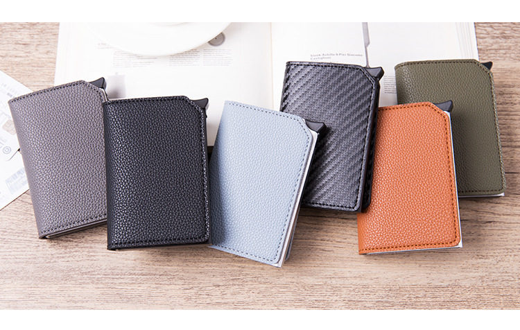 New metal aluminum alloy card case card bag RFID anti-theft brush bank card bag exquisite gift card bag New metal aluminum alloy card case card bag RFID anti-theft brush bank card bag exquisite gift card bag