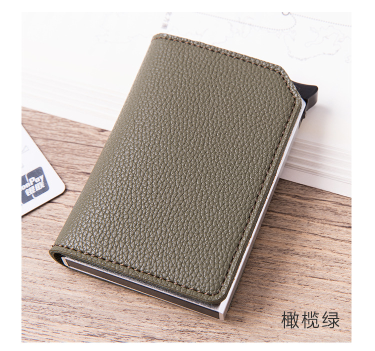 New metal aluminum alloy card case card bag RFID anti-theft brush bank card bag exquisite gift card bag New metal aluminum alloy card case card bag RFID anti-theft brush bank card bag exquisite gift card bag