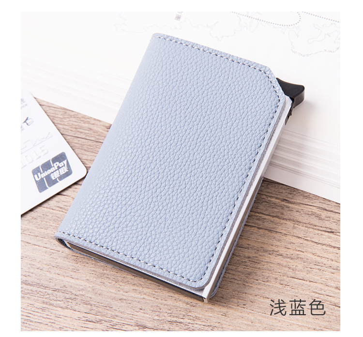New metal aluminum alloy card case card bag RFID anti-theft brush bank card bag exquisite gift card bag New metal aluminum alloy card case card bag RFID anti-theft brush bank card bag exquisite gift card bag