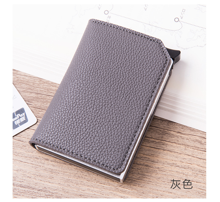 New metal aluminum alloy card case card bag RFID anti-theft brush bank card bag exquisite gift card bag New metal aluminum alloy card case card bag RFID anti-theft brush bank card bag exquisite gift card bag