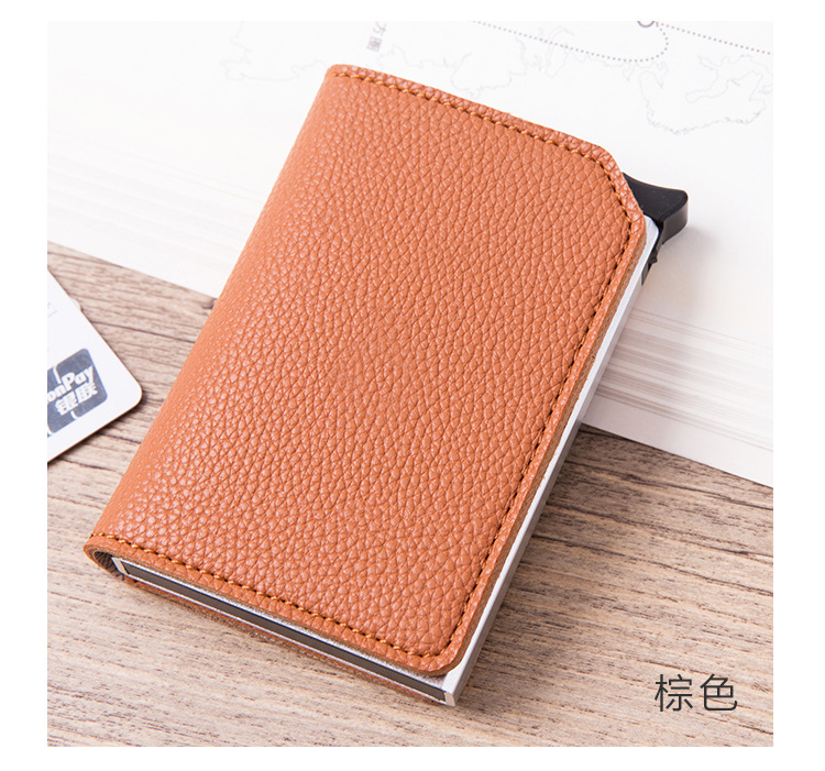 New metal aluminum alloy card case card bag RFID anti-theft brush bank card bag exquisite gift card bag New metal aluminum alloy card case card bag RFID anti-theft brush bank card bag exquisite gift card bag