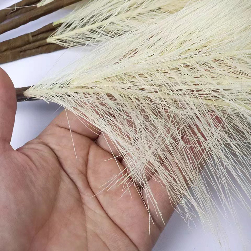 Artificial Pampas Grass Grey/White/Pink Dried Reed Flowers Bouquet Fake Plant For Christmas Home Decor Wedding Flowers B