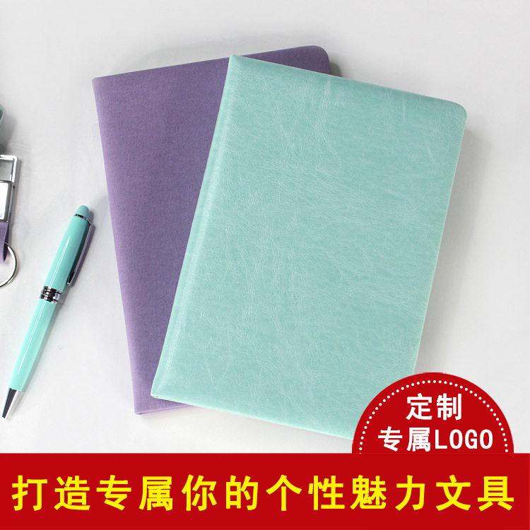Business Notebook Gift Set Imitation Leather Surface Notepad Pen Keychain Business Card Case Note Box Set