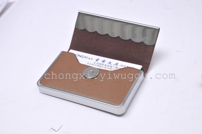"Factory direct" leather card case series WO-3901 WP-4901 metal stainless steel stylish business card cases "Factory direct" leather card case series WO-3901 WP-4901 metal stainless steel stylish business card cases