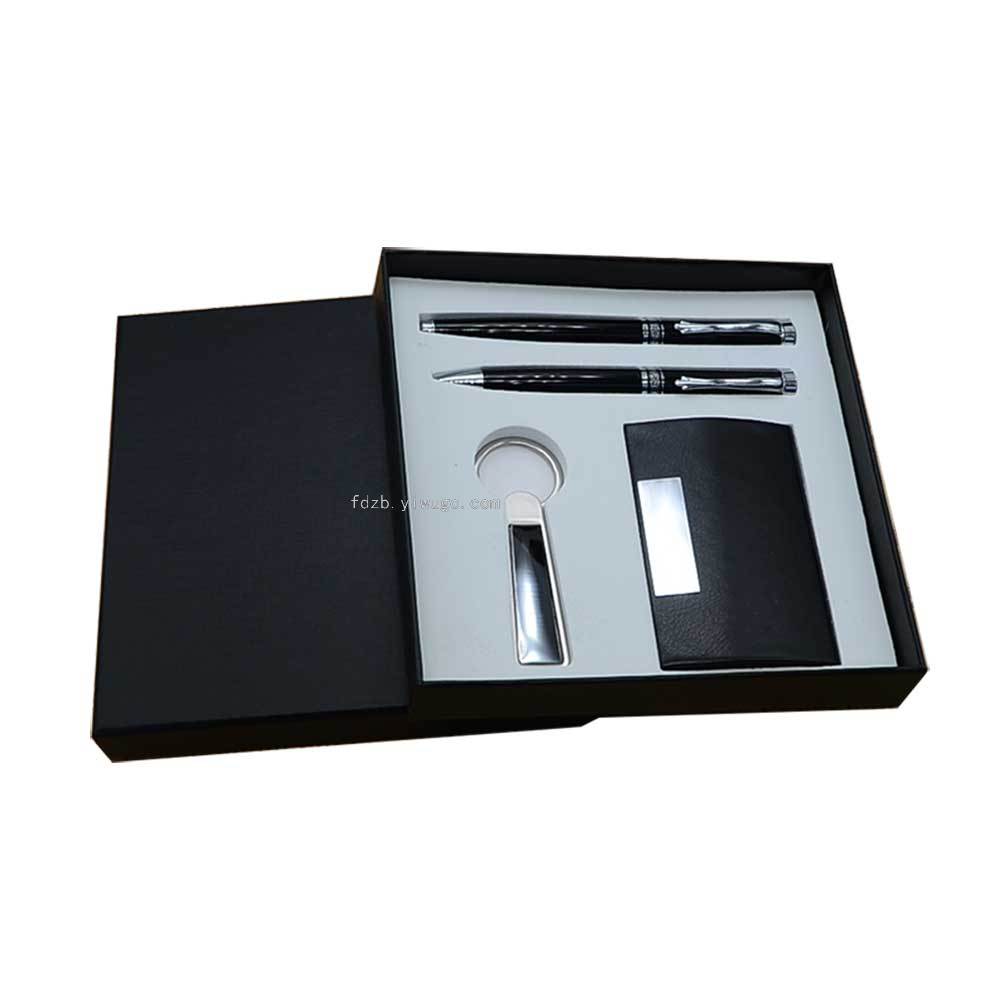 Creative Cardcase Set Keychain Gift Ballpoint Pen Signature Pen Business Card Case Gift Set