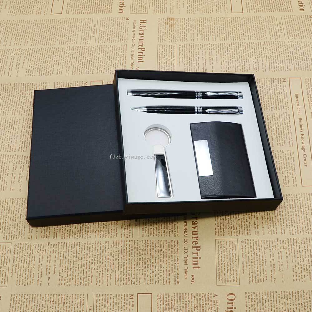 Creative Cardcase Set Keychain Gift Ballpoint Pen Signature Pen Business Card Case Gift Set Creative Cardcase Set Keychain Gift Ballpoint Pen Signature Pen Business Card Case Gift Set