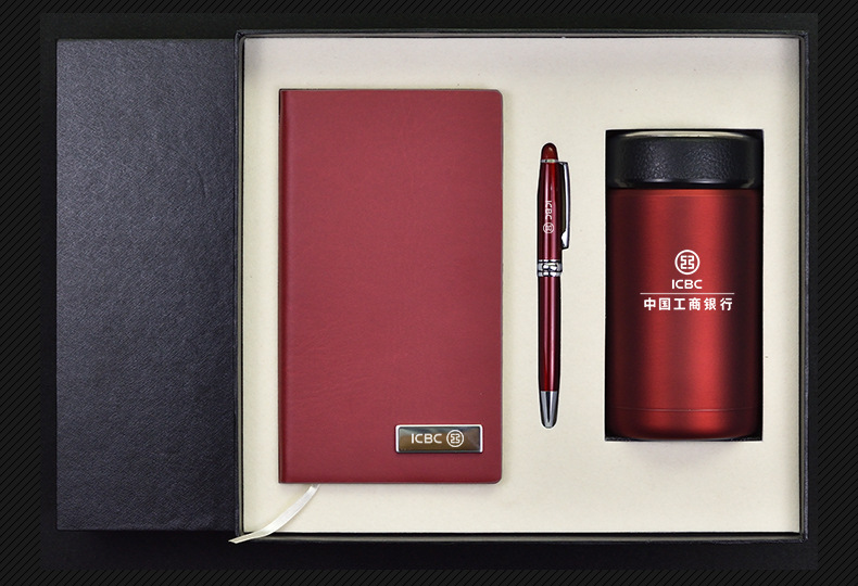 304 Thermos Set Custom Logo Signature Pen Real Estate Conference Souvenir Card Case Gift Set 304 Thermos Set Custom Logo Signature Pen Real Estate Conference Souvenir Card Case Gift Set