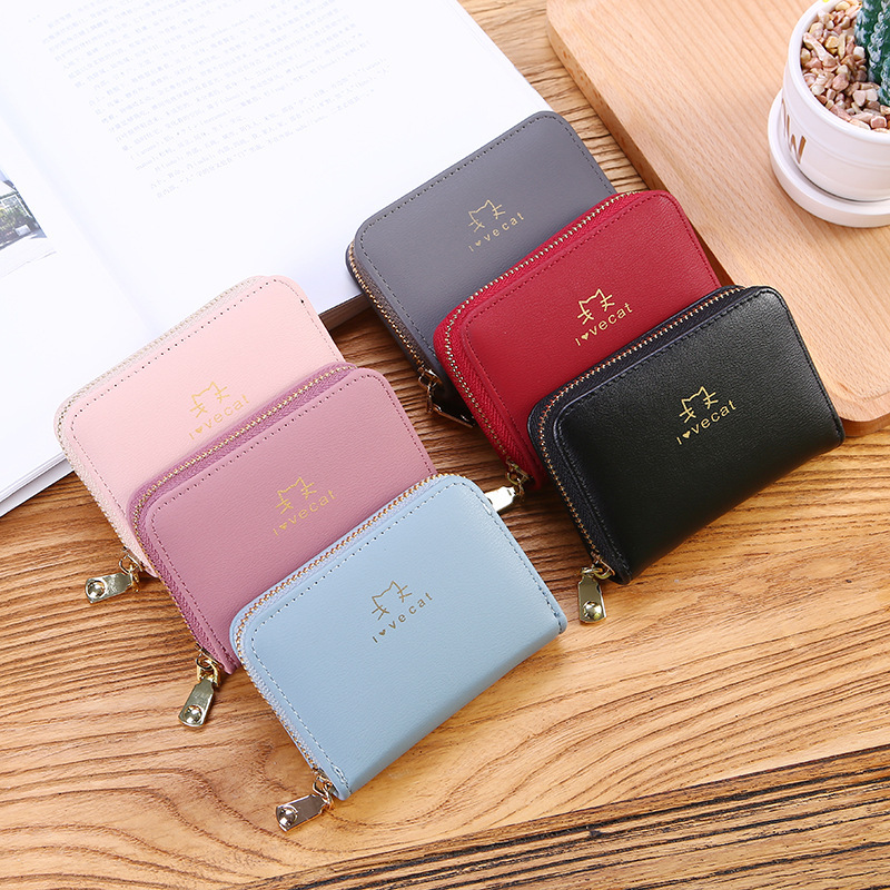 Card Holder Women&#039;s Small Cute Multiple Card Slots Large Capacity Card Holder Expanding Card Holder Card Holder Card Case Credit Card Bag