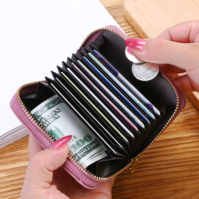 Card Holder Women&#039;s Small Cute Multiple Card Slots Large Capacity Card Holder Expanding Card Holder Card Holder Card Case Credit Card Bag