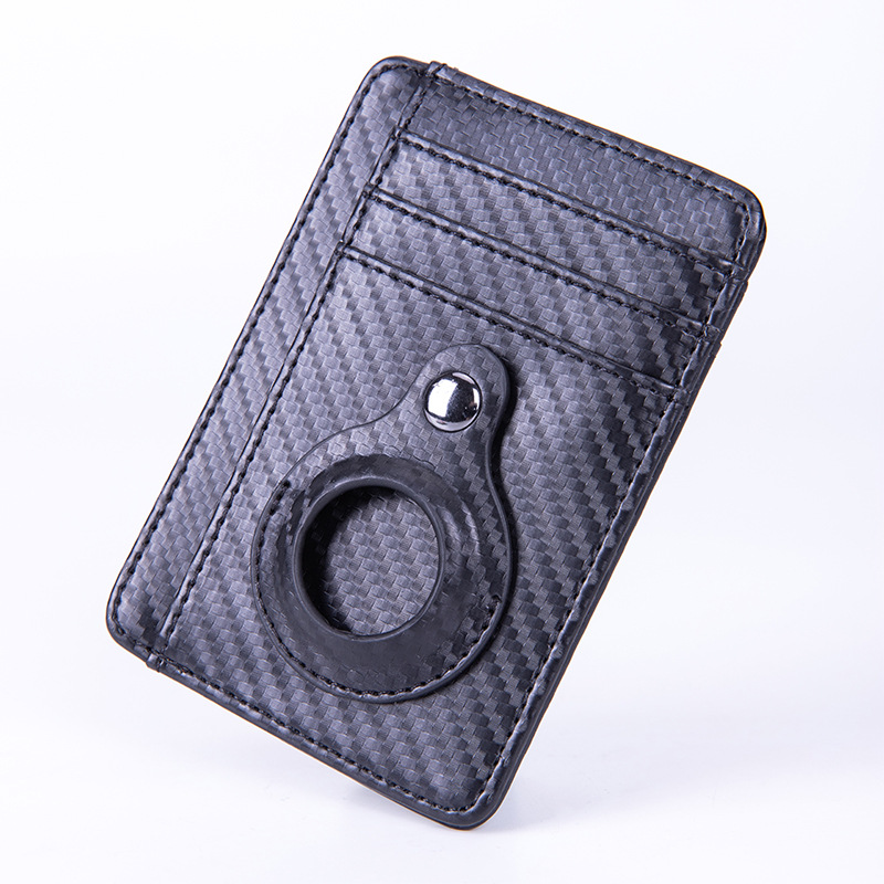 Amazon RFID Apple Tracker Protective Case Locator Genuine Leather Airtag Card Holder Card Case Tesla Card Holder