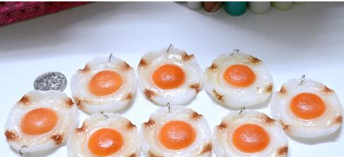 Simulated food fried eggs sunny-side up egg home decor food props models child educational toys