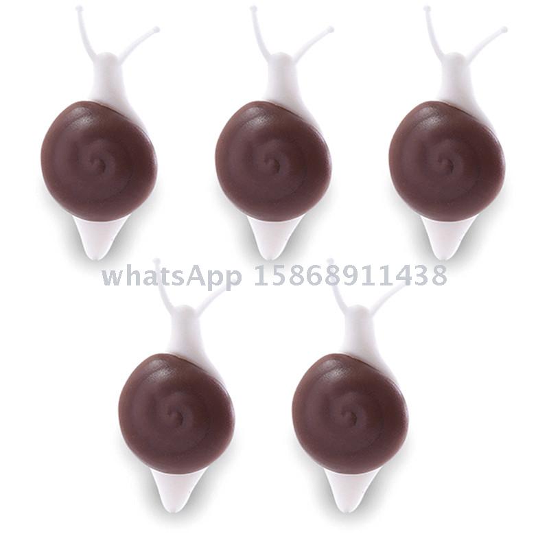 Slingifts 5PCS Snail Stereo Style 3D Refrigerator Magnetic Message Board Stickers Blackboard Magnetic Home Decor Gift