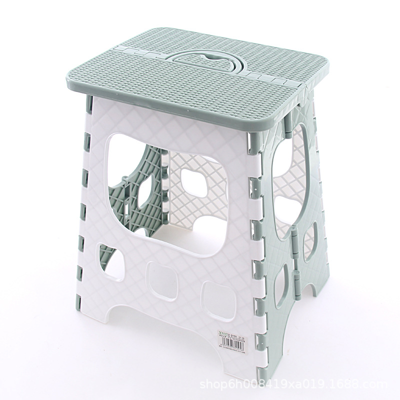 Portable Plastic Folding Stool Adult Home Use Mini Low Stool Outdoor Fishing Small Bench Children's Portable Small Chair